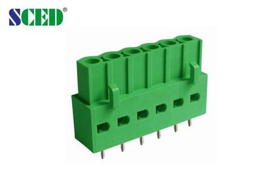 PCB Plug In Terminal Block 2 - 22 Poles 18A Male And Female Connector