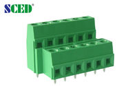 이중 레벨 PCB 터미널 블록 녹색 5.08mm 300V 10A 플라스틱 PA66
