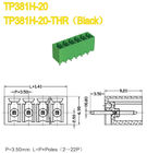 UL94-V0 수업 8A 단자 블록 플러그 숫형 부품은 3.5 밀리미터에게 300V를 던집니다