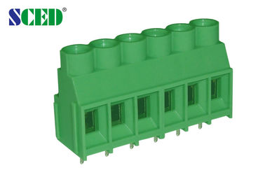 시리즈를 올리는 Pluggable 6.35mm PCB 끝 구획 300A 유럽 유형