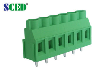 7.62 밀리미터 피치 PCB 스크롤 단자 블록 M3 300V 30A PA66 UL94-V0 클래스를 놋쇠를 입히세요