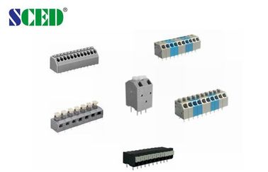 놋쇠 봄 10A 못이 필요없는 단자 블록 3.5 밀리미터는 300V 2-28 막대기 LCP UL94-V0을 던집니다