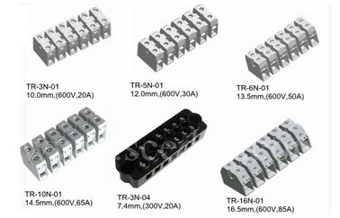 PA66 절연 600V 30A 단자대 피치 12.00mm 피드스루