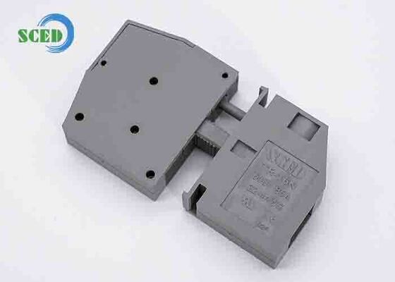 Stripping Length 24mm Panel Connection Blocks with Number of Poles 2 To 24 Poles Providing and Connections in Electrical Control Panels