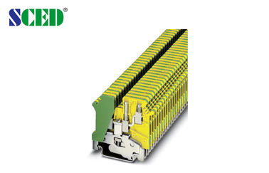 AWG 30 - 12  2.5mm2  Width 5.2mm  Din Rail Ground Type Terminal Blocks