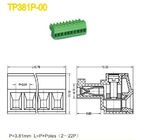 300V 8A PCB는 끝 구획 3.81mm 피치 Pluggable 끝 구획을 연결합니다