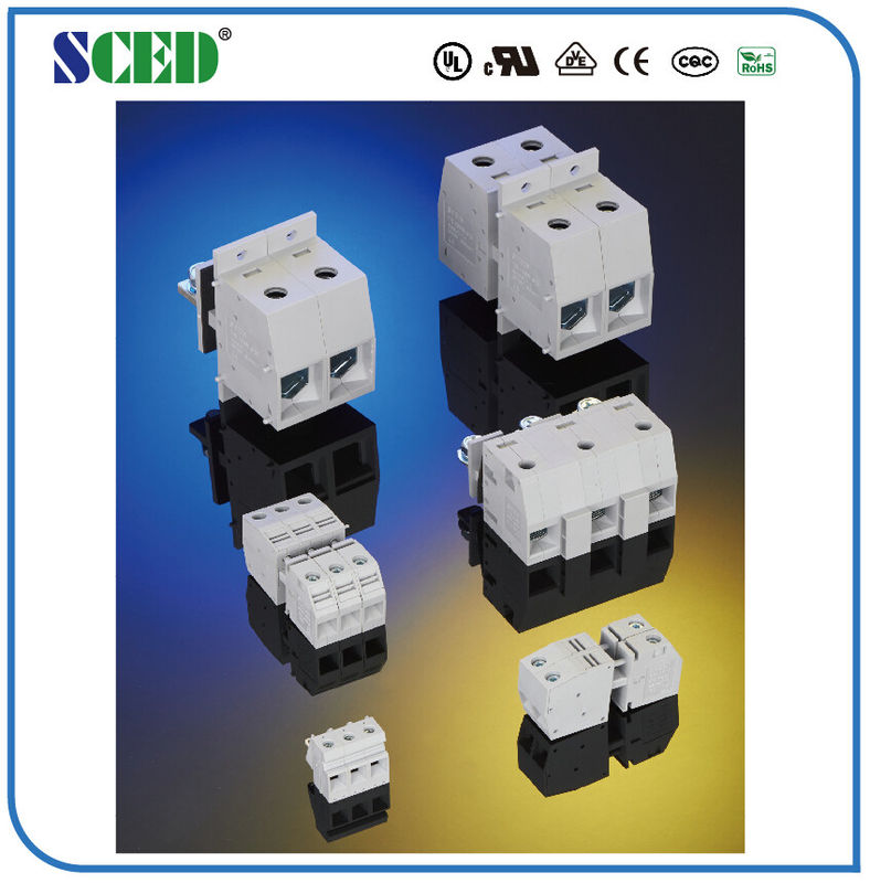 300V 50A PA66 위원회 산 끝 구획 10mm 끝 폭