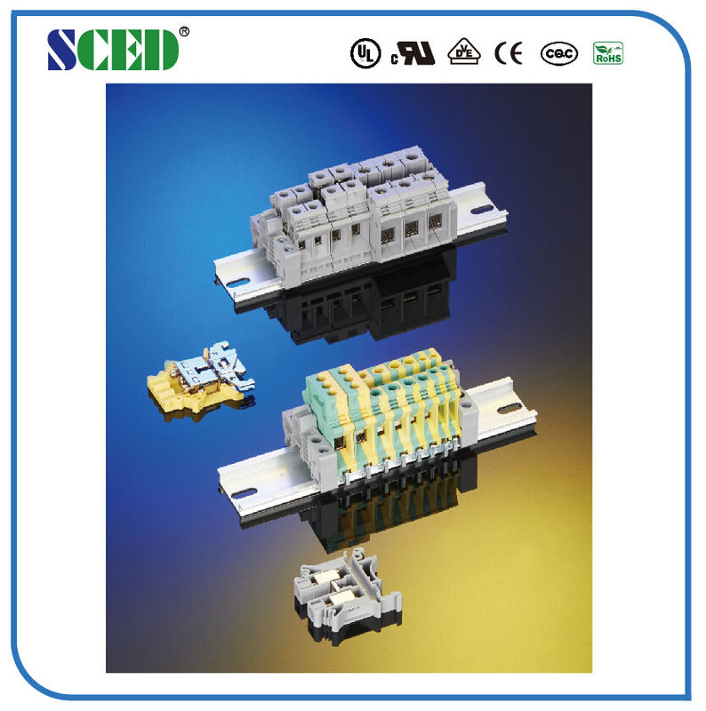 101A 소음 가로장 끝 구획 800V 25mm2 고급장교 12.2mm 끝 폭