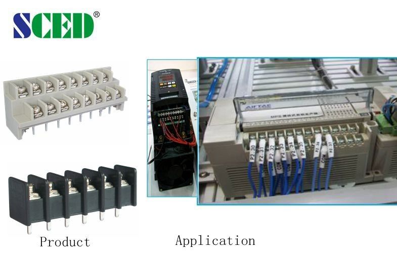 장애 8.255 밀리미터 피치 전력 단자 블록 2-32는 300V / 20A M3 스크루를 막대기로 받칩니다