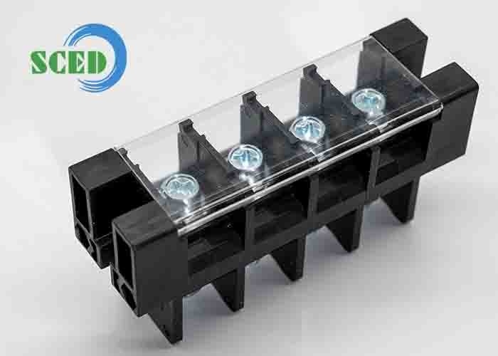 21.00mm PBT 180A 패널 마운트 구멍 터미널 블록을 통해 플라스틱 덮개와 함께 공급