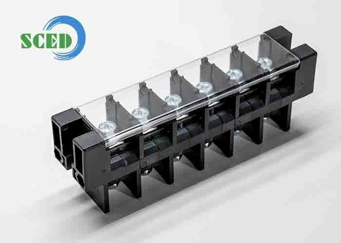 101A 21.0mm PBT 구멍 600V 플라스틱 덮개로 터미널 블록을 통해 공급