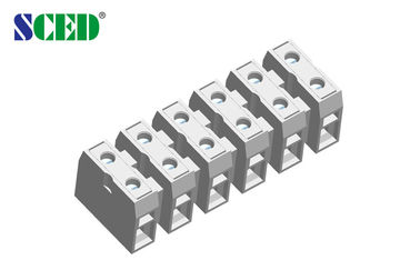 끝 구획 30A 피치 12.00mm PA66 구리를 통해서 600V 급식