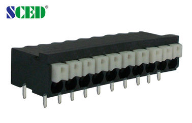 10A Screwless 봄 끝 구획 3.5mm 피치 고급장교 300V 2-28 폴란드 LCP UL94-V0