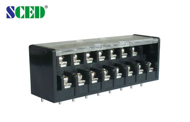 두 배 수준 300V 15A 방벽 힘 끝 구획 피치 7.62mm