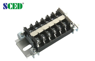 단 하나 수준 PCB 레일을 설치하는 끝 구획 연결관 10.50mm 피치, 600V 15A
