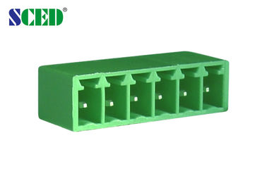 남성 300V 8A PCB는 끝 구획, 녹색 Pluggable 끝 구획을 연결합니다