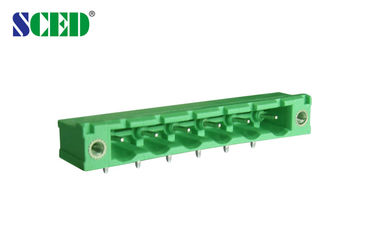 7.62mm 300V 18A 우두머리, 남성 소켓, 14명의 폴란드를 가진 Pluggable PCB 끝 구획 연결관