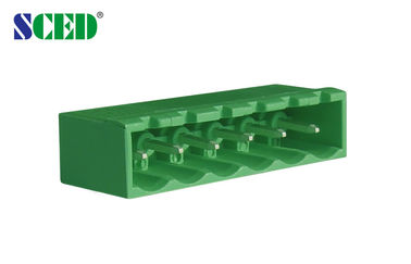 남성 우두머리 PCB는 끝 구획 연결관 피치 5.08mm, 300V 18A, 2P - 24P를 연결합니다