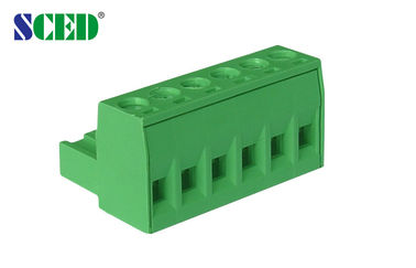 여성 안으로/Pluggable 끝 구획 피치 5.08mm, 300V 18A, 2P - 24P PCB는 폐쇄합니다