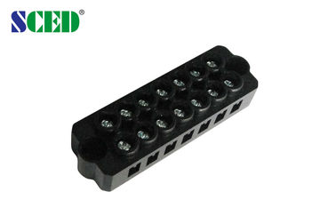 스위치/PCB를 위한 검정 7.40mm 300V 20A 7P 위원회 산 끝 구획
