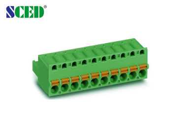여성 5.08mm 300V 18A Screwless 끝 구획은 끝 구획 2P - 22P를 연결합니다