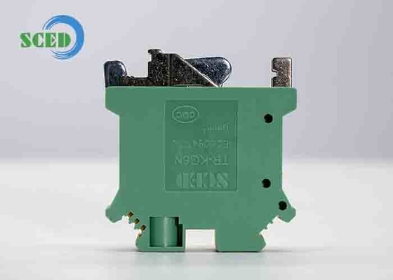 너비 8.2mm Din 철도 터미널 블록 지상형 AWG 24 - 8 철도 운송