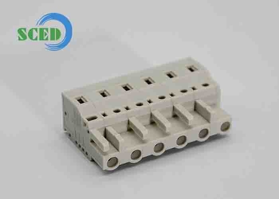 7.50mm 듀얼 레벨 플러그 가능한 터미널 블록 헤더 PCB PA66 남성 소켓 2-16P