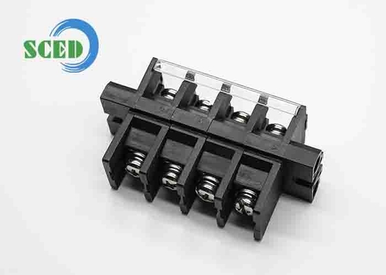 피치 13mm 전기 커넥터 블록 M5 PBT 블랙 패널 마운트 나사 터미널 커넥터