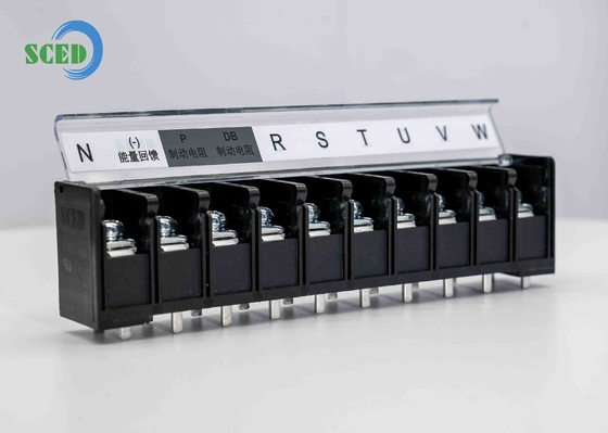 배리어 터미널 블록 PBT 피치 14.50mm 600V 40A 4-14P M5 전원 터미널 블록