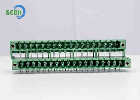 플러그 할 수 있는 이중 레벨 터미널 블록 헤더 2*2-2*22 폴 5.08mm 300V 18A 남성 소켓