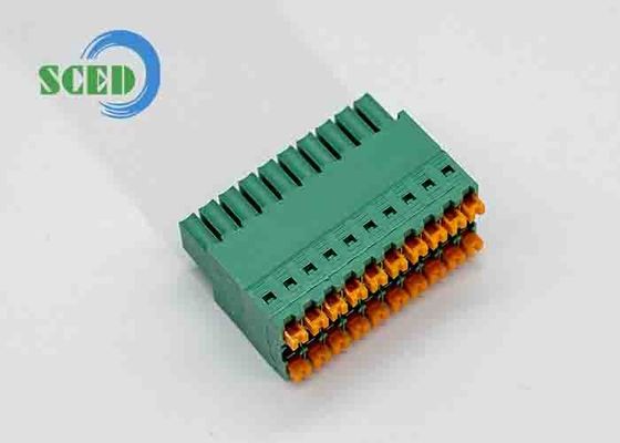 3.50mm 피치 플러그인 터미널 블록용 암 소켓, PCB 및 산업용 애플리케이션용 300V 10A