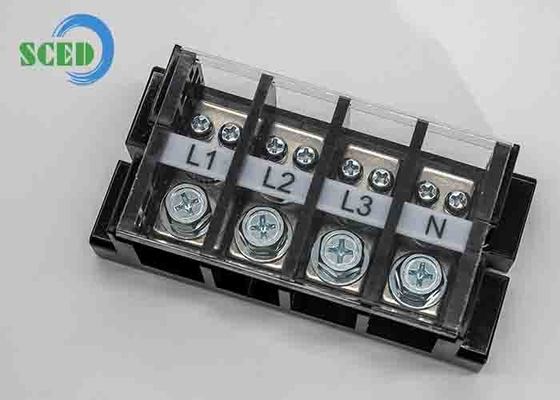 26mm 스트리핑 길이 및 주석 도금 처리된 600V 정격 전압 관통 패널 단자대