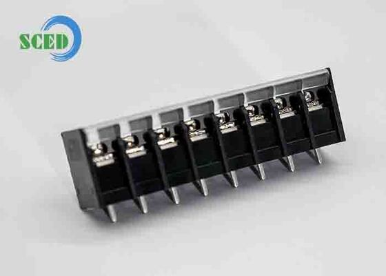 정격 연결 25mm2 배리어 터미널 블록 UL94V0 난연성 클래스 터미널 커넥터는 전기 패널에 이상적입니다.