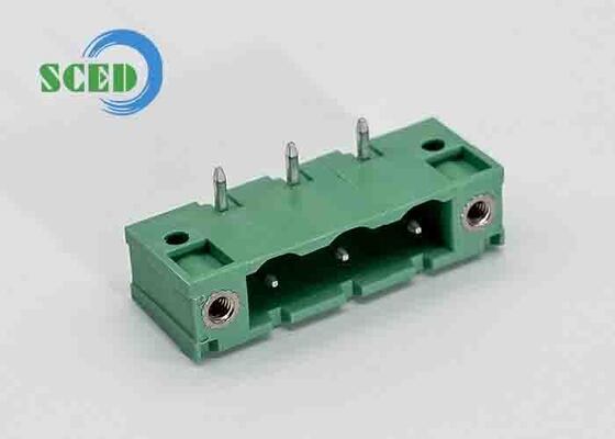 전기 커넥터 플러그 인 터미널 블록 와이어 범위 16-30 AWG 제어 시스템에서 Din Rail 터미널 블록을 위해 설계