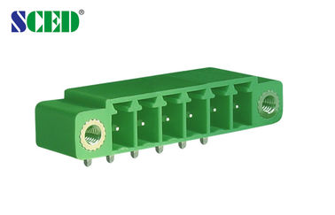 커뮤니케이션 Pluggable 끝 구획 수직 인레트 피치 3.81mm 300V 8A 2P-20P