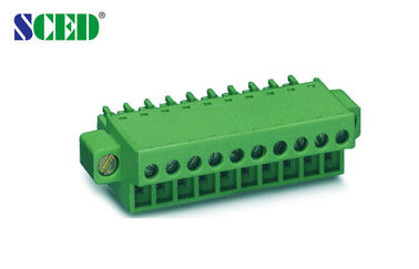 3.81mm 300V 8A 플러그 접속식 끝 구획 마개 여성 소켓 2P - 20P를 투구하십시오