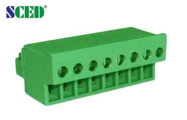 플러그 접속식 끝 구획 남성, 여성 끝 구획 연결관 3.81mm 2P-24P 300V 8A
