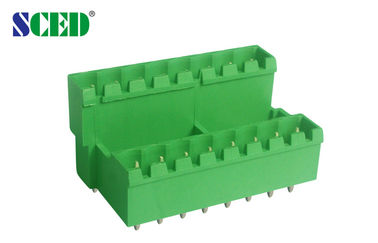 플러그 접속식 끝 구획 피치 5.08mm 우두머리 남성 소켓 300V 18A 2 x 2P - 24의 x 2P
