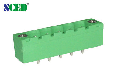 우두머리 남성 소켓 플러그 접속식 끝 구획 피치 7.62mm 300V 18A 2 - 14P