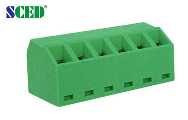 45도 철사 인레트 나사 유형 10A 3.81mm PA66 유숙 다른 색깔