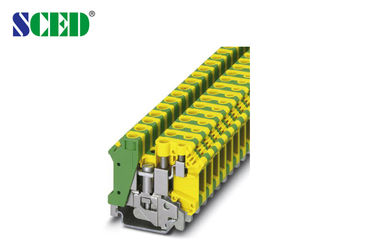 16mm2 소음 가로장 끝 구획 폭 10.2mm AWG 24 - 6 지상 끝 구획 녹색과 황색