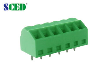 45도 철사 인레트 나사식 터미널 연결관을 가진 피치 3.50mm PCB 끝 구획