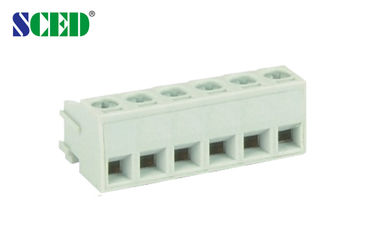 5.00mm 300V 10A 2P - 24P 공기 상태를 위한 Pluggable 끝 구획