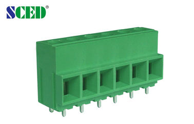 5.08mm 7.62mm 10.16mm 나사식 터미널 구획 소음 가로장 땜납 핀 300V UL94 V-0 주거 플라스틱을 투구하십시오